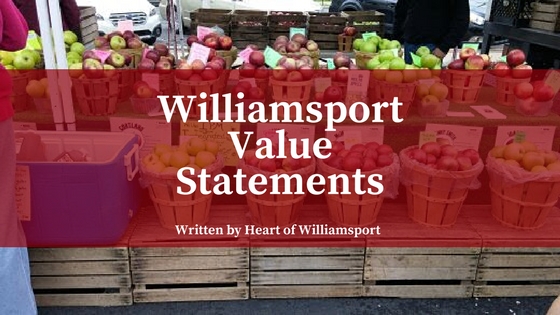 Welcome to Williamsport’s Values